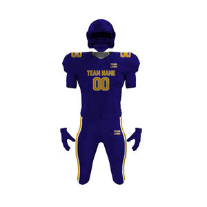 Uniforme de fútbol americano hecho a medida OEM nuevo diseño al por mayor 2025 uniforme de fútbol americano secado rápido transpirable cómodo - Product Image 2