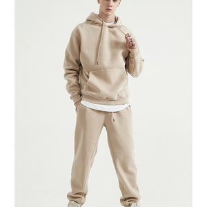 Venta al por mayor de moda personalizada de lana de los hombres Casual Sweatsuit Chándal - Product Image 5