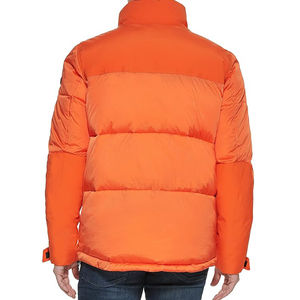 Veste matelassée d'hiver personnalisée de haute qualité pour hommes à col montant avec capuche Design à bulles imperméable et respirant pour l'extérieur - Product Image 4