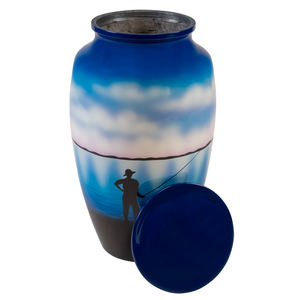 Elegant Design Silver Brass Cremation <b>Urn</b> <b>Large</b> Adult <b>Urns</b> for Human Ashes Cremation <b>Urns</b> in Unique Shapes Handmade - Product Image 1