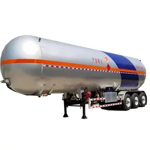 Werkspreis 40 cbm 60 cbm Methanol-Butadien-Butan-LPG Transport 3x13T Fuwa Schwerlast-Semi-Auflieger Lkw