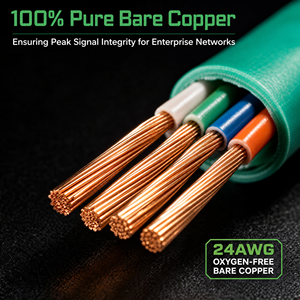 <span class=keywords><strong>สาย</strong></span>อีเธอร์เน็ตความเร็วสูง Cat5e <span class=keywords><strong>Cat6</strong></span> UTP ทองแดงเปลือย RJ45 <span class=keywords><strong>สาย</strong></span>แพทช์เน็ตเวิร์คสีเขียว <span class=keywords><strong>สาย</strong></span>แลนสำหรับเราเตอร์ โมเด็ม พีซี - Product Image 3