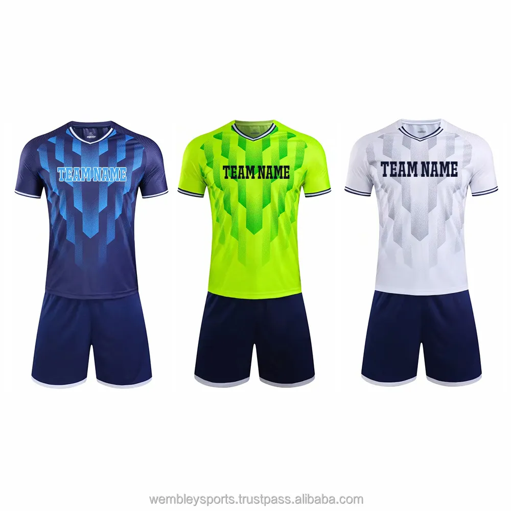 Nieuwe Jeugd Sublimatie Voetbal Jersey Custom Logo Uniformen Groothandel Voetbal Jersey Volwassen Kinderen Voetbal Sport Groothandelsprijs