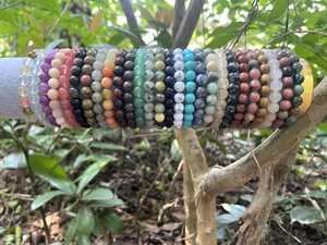 Bracelet manchette en perles faites à la main-Manchette pour femmes et filles - Product Image 2