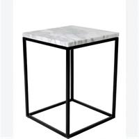 Table basse d'appoint de qualité supérieure, style nordique moderne, en fer forgé, finition thermolaquée, taille personnalisée, pour salon