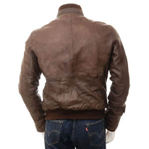 Dernière collection : Blouson en cuir pour homme, design tendance, logo personnalisé, manches longues, col montant, haute qualité, décontracté, imperméable pour l'hiver - Product Image 2