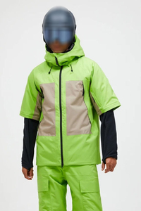 2026 Unisex Waterproof 10,000mm Thermal Windproof <b>Ski</b> <b>Jacket</b> Snowboard <b>Jacket</b> <b>Yellow</b>/Black Outdoor Sport Clothing Winter - Product Image 3