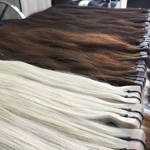 OFFRE SPÉCIALE Extensions de cheveux vietnamiennes en ruban – 100 % cheveux humains, fusionnement invisible, installation facile, aspect naturel, parfaites pour une utilisation en salon - Product Image 6