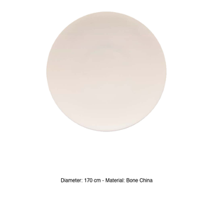 จานขนมปังกรูรัลเอเธนส์ โบนไชน่า 17 ซม. อุปกรณ์จัดเลี้ยงโรงแรม ขายส่งภาชนะบนโต๊ะอาหาร - Product Image 3