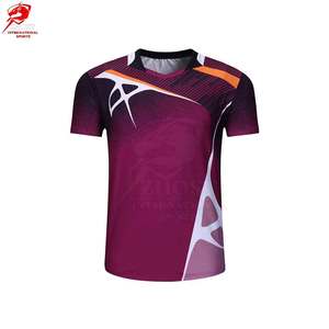 ชุดเทนนิสผู้หญิง ระบายอากาศได้ดี พิมพ์ลายแบบซับลิเมชั่น เสื้อคอวี แขนสั้น ชุดออกกำลังกาย ออกแบบเองได้ - Product Image 2