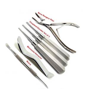 Kit básico de extracción dental, elevadores de luxación dental, retractor quirúrgico Coupland, instrumentos de cirugía oral - Product Image 1