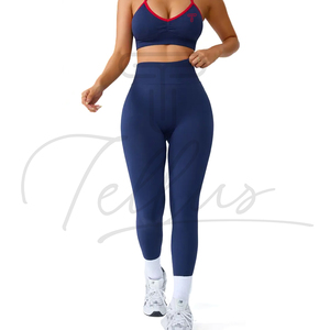 Conjuntos de Yoga Ecológicos de Estilo Único y Moderno para Mujer, Conjunto de Shorts de Yoga Delanteros Ligeros y Transpirables de Alta Calidad para Mujer - Product Image 3