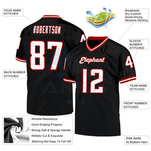 Maillot de football américain en tissu neuf avec option de personnalisation pour créer votre propre maillot de football - Product Image 4