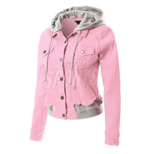 Meilleures ventes Veste à capuche en laine 100% pour femmes, Plus Size Printed Technique Vente en ligne - Product Image 2