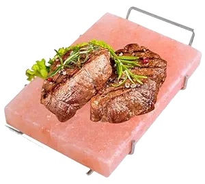 Vente chaude naturel fait à la main sel de l'Himalaya dalle de cuisson carreaux de cristal sculpté pour servir des aliments en gros carreaux de sel de l'Himalaya - Product Image 3