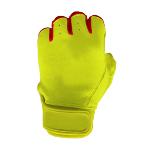 Guantes de bateo de béisbol de cuero de primera calidad-Diseño de logotipo personalizado ligero Opciones de color únicas Guantes de entrenamiento profesional - Product Image 3