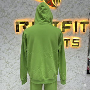 Sudadera con Capucha Desgastada con Cremallera Alta y Pedrería, Fabricante, Crea Tu Propia Idea, Chaqueta con Cremallera, Lavado Ácido, Sudadera de Forro Polar para Hombre, Estilo Urbano - Product Image 4