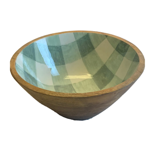 <b>Mango</b> <b>Wood</b> Printed <b>Bowl</b> Sticker Enamel and Natural Colour Salad <b>Bowl</b> and Serving <b>Bowl</b> in Bulk Quantity - Product Image 3