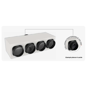 Pleno de Distribución HVAC Tecnosystemi con 150 Salidas para Sistemas VMC por Conductos - Product Image 4