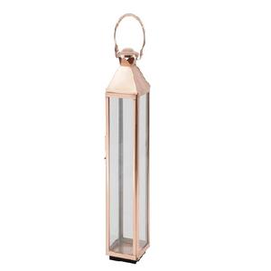 High Quality Handmade Moroccan Lantern <b>Rose</b> <b>Gold</b> Iron Glass Hanging <b>Decorative</b> for Home Restaurant <b>Christmas</b> for Roof Wall - Product Image 1