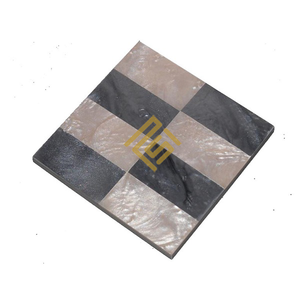 High Quality Horn Bone Square Shape Wood and Resin Wooden Drink <b>Coaster</b> Cup Wood <b>Coaster</b> Home Decor Top Selling Unique Design - Product Image 4