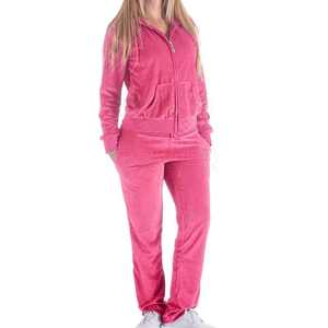 <b>Women</b> Velvet <b>Tracksuits</b> for Sale OEM Service <b>Women</b> Fashion Custom Plain <b>Velour</b> <b>Tracksuit</b> - Product Image 5