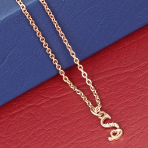 Colgante con inicial 'S' de Plata de Ley 925, CZ blanca acentuada en rodio y chapado en oro, joyería fina personalizada sin níquel para mujer - Product Image 5