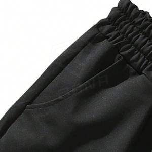 Conjunto de pantalones cortos y camisa de verano para hombre al por mayor con rayas laterales de algodón para correr conjuntos de pantalones cortos de talla grande personalizados para hombre - Product Image 5