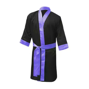 Offre Spéciale Haute Qualité Boxe MMA Robes Pleine Longueur avec Capuche Respirant Dernière Conception Muay Thai Kick Boxing UFC Robe Costume - Product Image 1