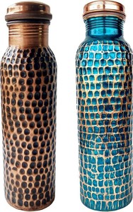 <b>Vintage</b> Luxury Eco-Friendly Copper <b>Bottle</b> Elegant Printed Handmade Multipurpose Usage-for Home Wedding Holiday Water <b>Bottles</b> - Product Image 4