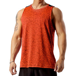 Wholesale <b>Men</b> Athletic Tank Top Lightweight Quick Dry Fitness <b>Singlet</b> <b>Men</b> Muscle Fit Sleeveless Shirt Solid Color Workout Gym - Product Image 5