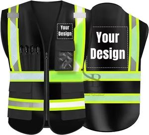 Chaleco Reflector de Trabajo de Construcción de Alta Visibilidad, Ropa de Seguridad de Señalización, Venta Al por Mayor - Product Image 1