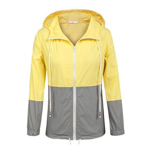 Vestes à fermeture éclair pour femmes grande taille sur mesure, légères, imperméables, coupe-vent, veste d'extérieur - Product Image 4