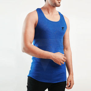 Vente chaude hommes à séchage rapide débardeur couleur unie sans manches formation vêtements de sport pour la musculation - Product Image 3
