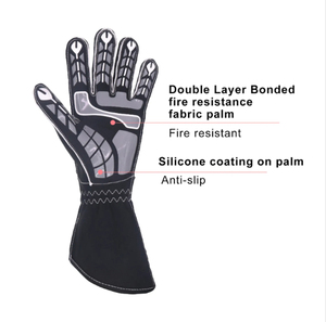 OEM ODM Service Pakistan Fournisseur en gros Respirant Go Kart Conduite Gants de sports d'extérieur Gants de course Karting personnalisés - Product Image 5