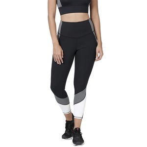 Mallas de calidad con pantalones sólidos medios para mujer, conjunto de Fitness, entrenamiento para correr, Yoga, ropa atlética - Product Image 1