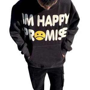 Sudadera Clásica con Estampado de Letras para Invierno, 100% Algodón, Felpa Ligera, Cálida y Duradera, Estilo Urbano para Uso Diario, Moda sin Esfuerzo - Product Image 2