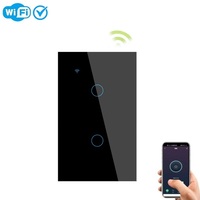 Interruptor Wifi Australiano para el hogar inteligente y botón táctil de enchufe 1/2/3/4 Gang SAA certificado doble punto de alimentación GPO GMA 220V 240V 16A