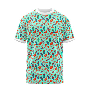 T-shirt de haute qualité pour hommes, 220g, poids en tissu, style formel, impression par sublimation de caractères, quantité minimale de commande bas, meilleur prix, conception gratuite - Product Image 1