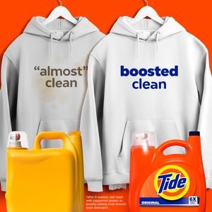 Détergent à lessive liquide Tide, parfum original, 125 fl oz, 100 lavages, nettoyage renforcé même à l'eau froide avec lavage concentré - Product Image 5