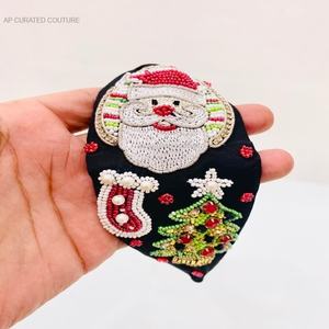 Diadema con cuentas bordadas de estilo turbante artesanal súper lindo y cómodo para niños Diademas para estilos de vida activos - Product Image 5