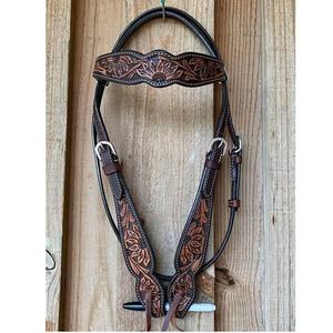 Juego de Brida Occidental de Alta Calidad, Cabezada de Una Oreja, Collarín, Arnés Trenzado a Precio de Mayoreo para Productos Ecuestres - Product Image 1