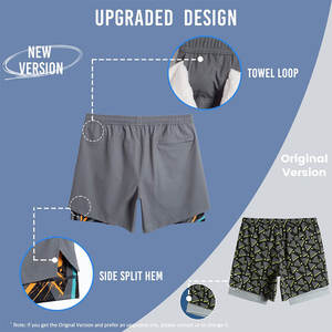 High Quality Custom Men's Gym Shorts for Summer Workout Wholesale <b>Jogger</b> Gym Shorts Casual Solid Pattern <b>Cheap</b> Price - Product Image 5