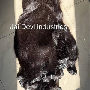 Venta al por mayor indio 100% sin procesar virgen humano Natural de onda profunda extensiones de cabello brasileño tipo de cabello - Product Image 3