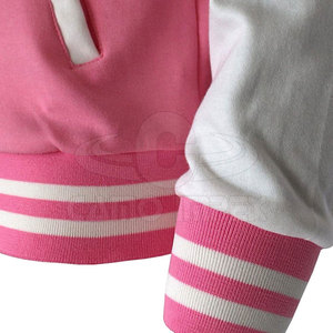 Dernière conception de veste à capuche Letterman à bas prix manches longues couleur personnalisée logo avant fabriqué au Pakistan - Product Image 6