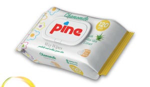 Lingettes humides parfumées Pine, 72 unités, avec couvercle, douces, non tissées, pour le nettoyage domestique, 17x16,5 cm - Product Image 6