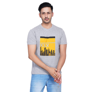 เสื้อยืดออกกำลังกายสำหรับผู้ชายทรงโอเวอร์ไซส์มาใหม่ได้รับความนิยมเสื้อผ้าแนวสตรีทฮิปฮอประบายอากาศได้แบบลำลองดีไซน์แขนสั้นและกราฟิกคอ - Product Image 1