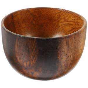 <b>Mango</b> <b>Wood</b> Serving <b>Bowl</b> With Traditional Artisanal Finish Great For Indian Meals Snacks Or Contemporary Table Styling - Product Image 1