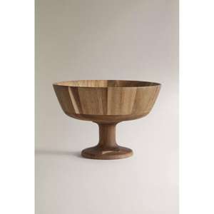 Modern Vintage Acacia Wood Handmade Eco-Friendly Serving Bowls for Fruits Dessert Display Table Accessories Centerpiece - Product Image 5