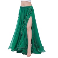 Robe de danse orientale de style égyptien moderne haut de gamme, jupe fluide en mousseline légère, pour performance scénique, imprimée sur mesure